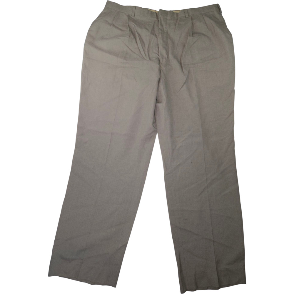Adams Row Mens 38x30 Dress Pants Kahki Beige VTG Slacks Pleated